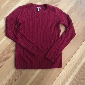 🍁Bass🍁 Cable knit sweater